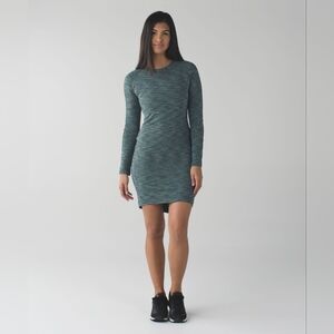 Lululemon &go Where-To Dress *Long Sleeve in Heathered Dark Fuel